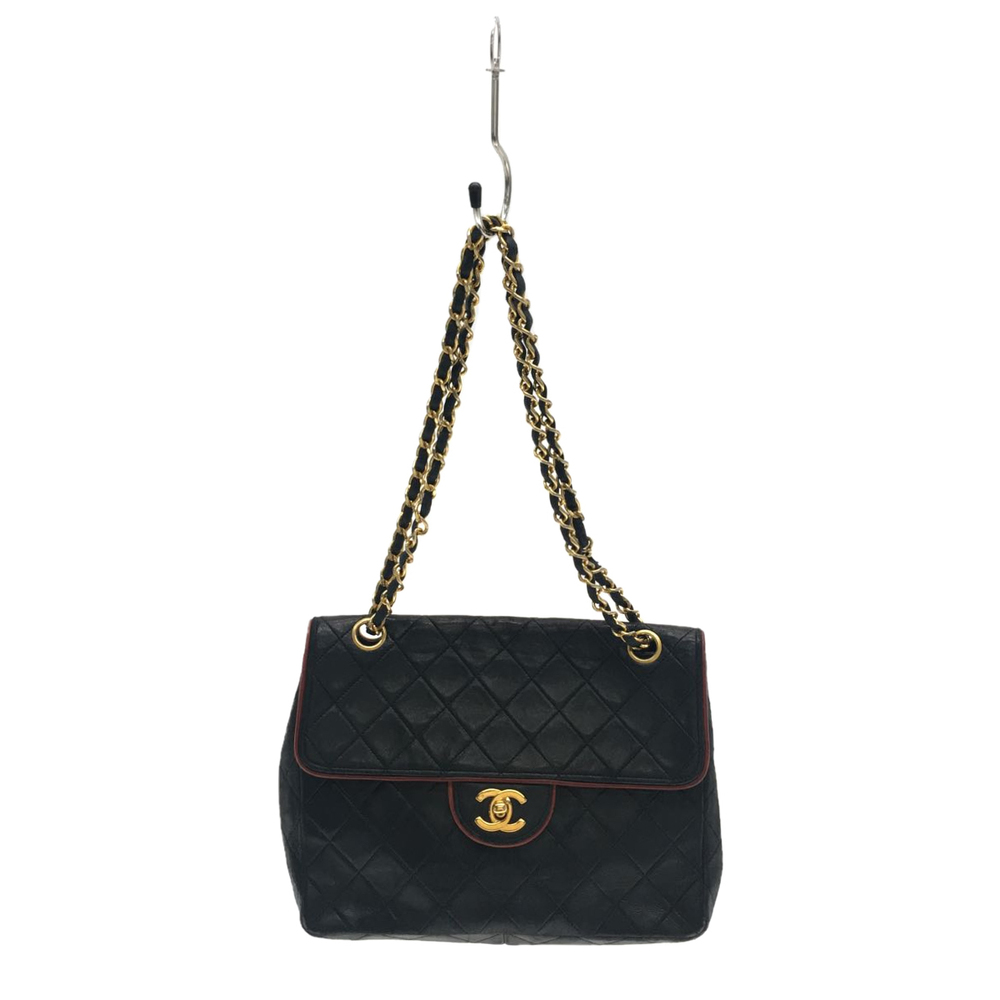 Chanel Lambskin Leather Chain Shoulder Bag